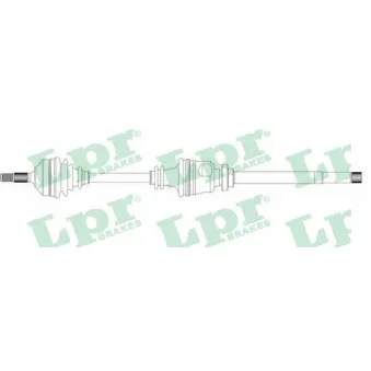 Arbre de transmission LPR DS38142