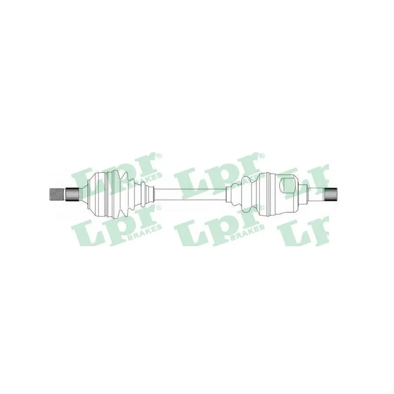 Arbre de transmission LPR DS38145