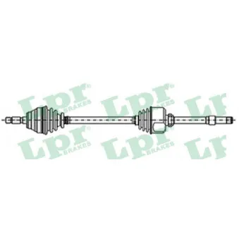 Arbre de transmission LPR DS38164
