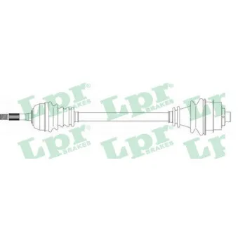 Arbre de transmission LPR DS39002