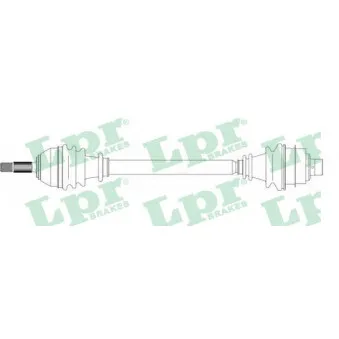 Arbre de transmission LPR DS39016