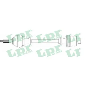 Arbre de transmission LPR DS39020