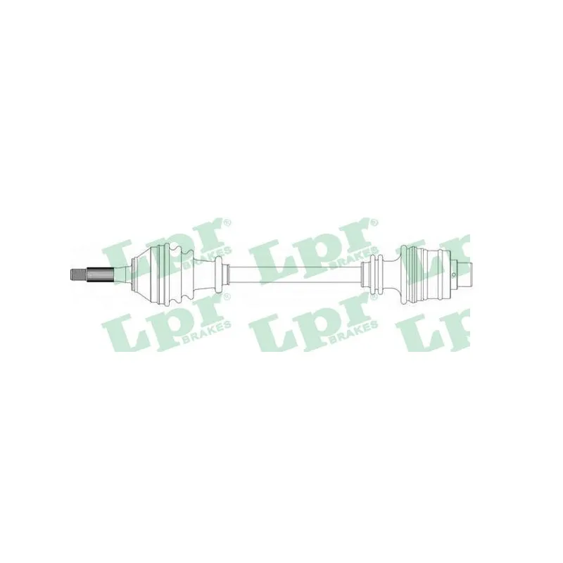 Arbre de transmission LPR DS39020