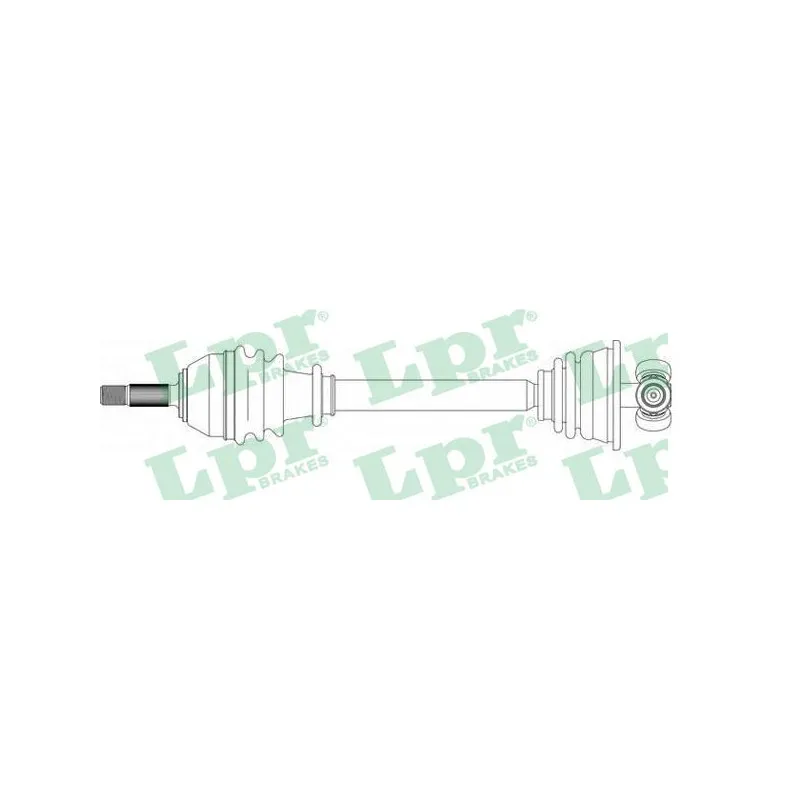 Arbre de transmission LPR DS39038
