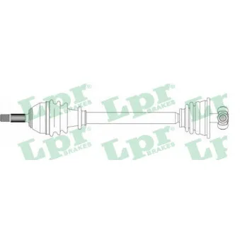 Arbre de transmission LPR DS39040