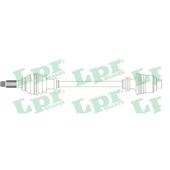 Arbre de transmission LPR DS39043
