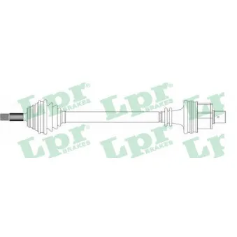 Arbre de transmission LPR DS39050