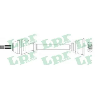 Arbre de transmission LPR DS39063