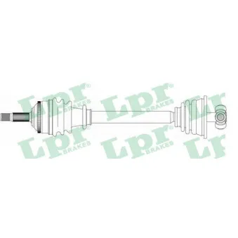 Arbre de transmission LPR DS39065