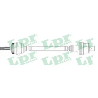 Arbre de transmission LPR DS39070