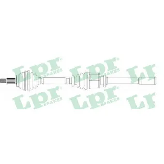 Arbre de transmission LPR DS39076