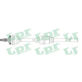 Arbre de transmission LPR DS39078