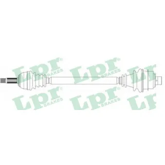 Arbre de transmission LPR DS39098