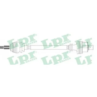 Arbre de transmission LPR DS39109