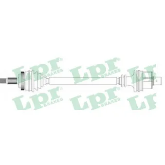 Arbre de transmission LPR DS39117