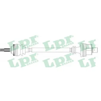 Arbre de transmission LPR DS39131