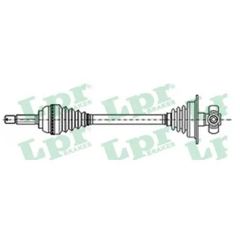 Arbre de transmission LPR DS39148