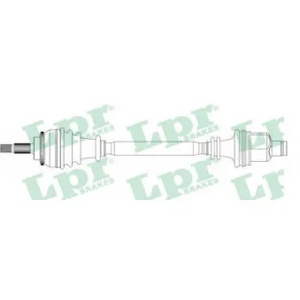 Arbre de transmission LPR DS39175