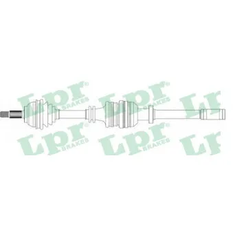 Arbre de transmission LPR DS39217