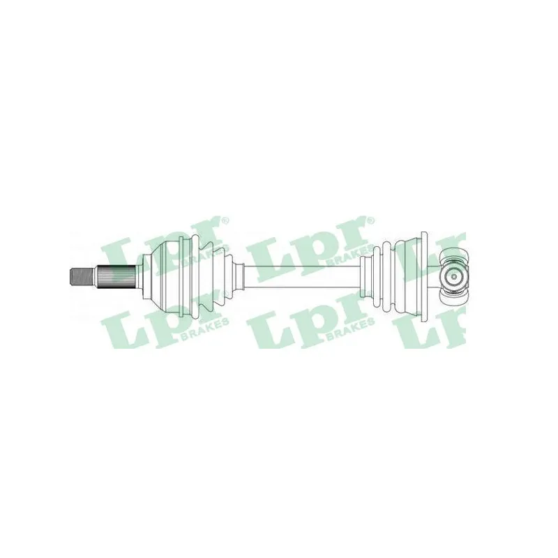Arbre de transmission LPR DS39236