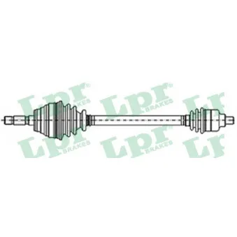 Arbre de transmission LPR DS39255
