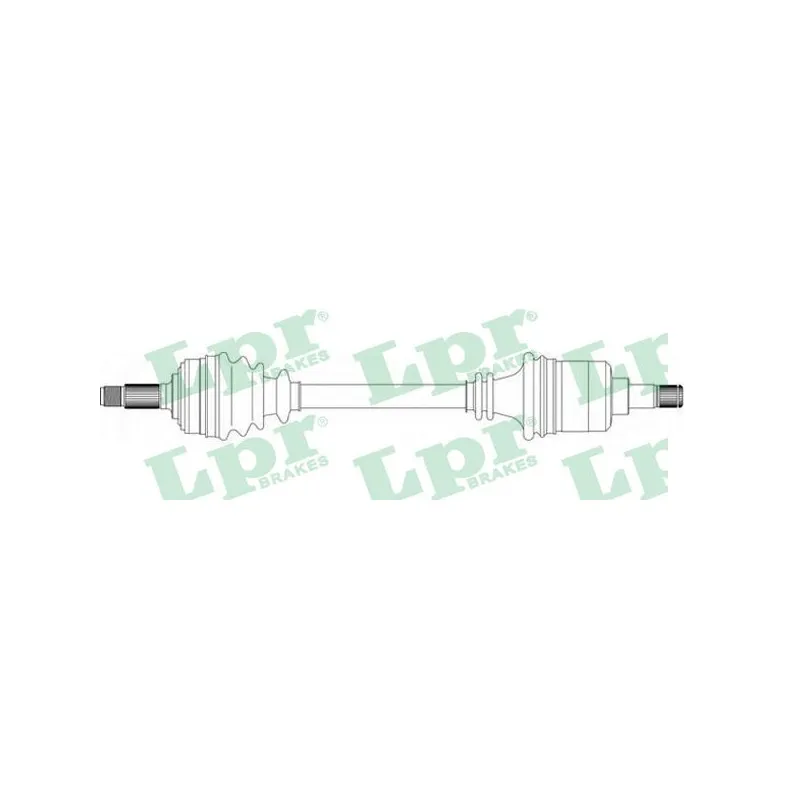 Arbre de transmission LPR DS40003