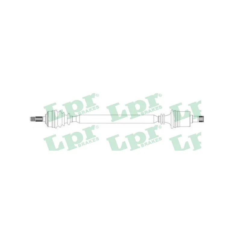 Arbre de transmission LPR DS40008