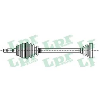 Arbre de transmission LPR DS42049