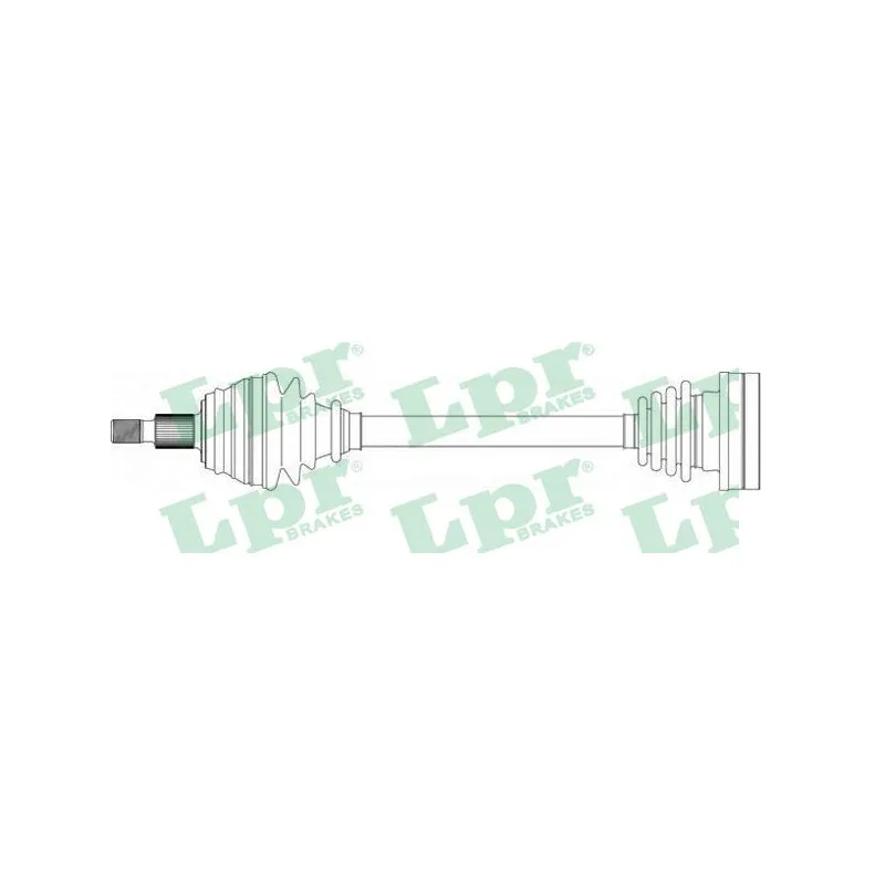 Arbre de transmission LPR DS43007