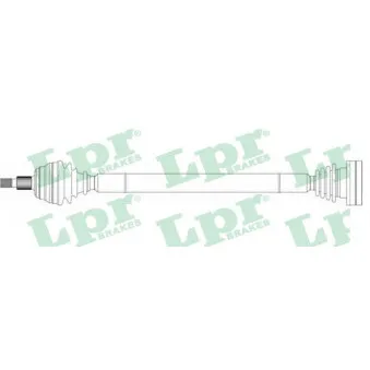 Arbre de transmission LPR DS43008