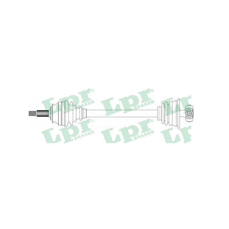 Arbre de transmission LPR DS49005