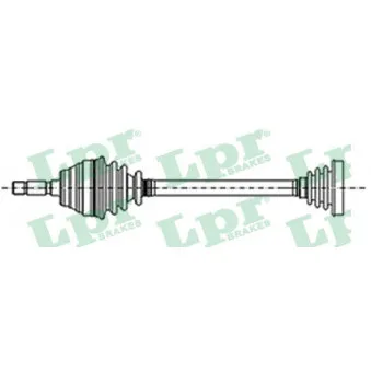 Arbre de transmission LPR DS51026