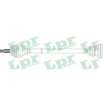 Arbre de transmission LPR DS51033