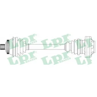 Arbre de transmission LPR DS51117