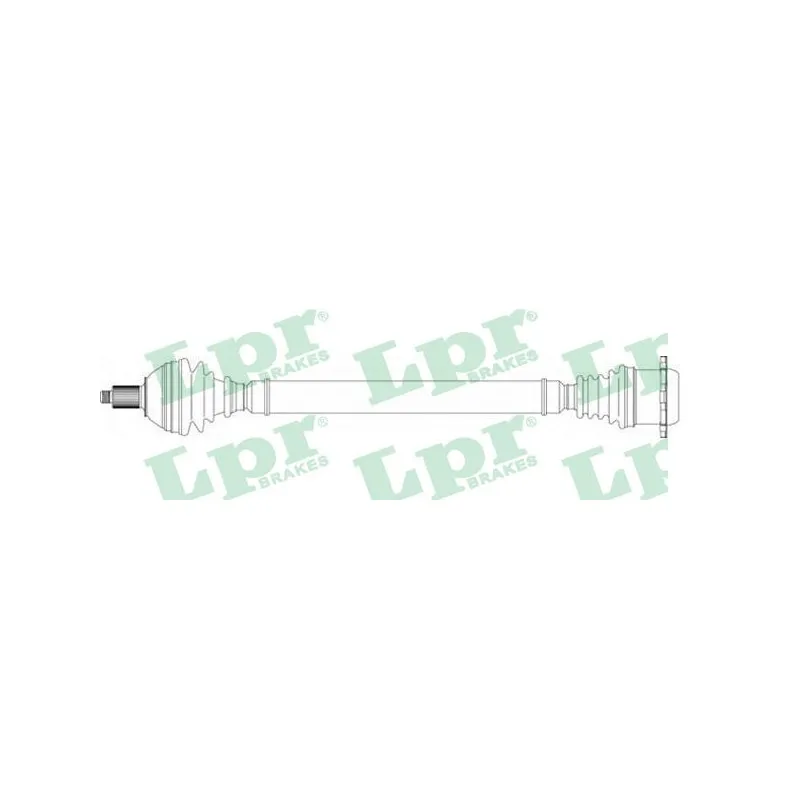 Arbre de transmission LPR DS51127