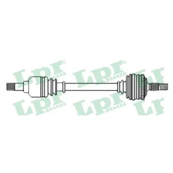 Arbre de transmission LPR DS52050