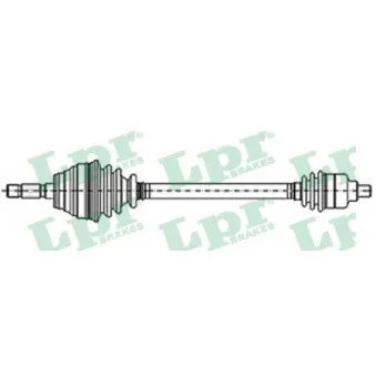Arbre de transmission LPR DS52057