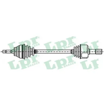 Arbre de transmission LPR DS52128