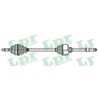 Arbre de transmission LPR DS52129