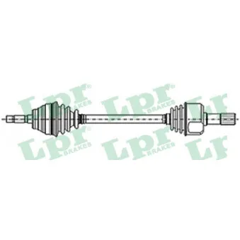 Arbre de transmission LPR DS52130