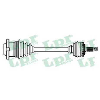 Arbre de transmission LPR DS52191