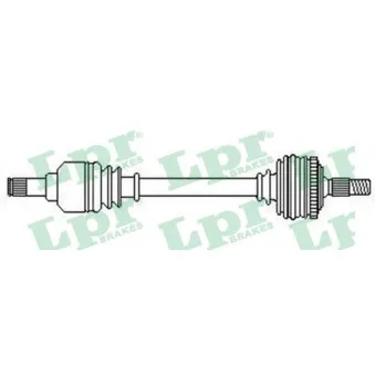 Arbre de transmission LPR DS52222