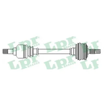 Arbre de transmission LPR DS52223