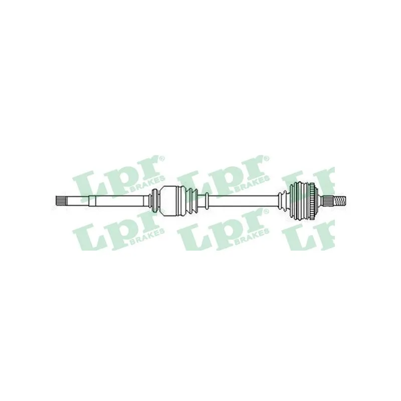 Arbre de transmission LPR DS52224