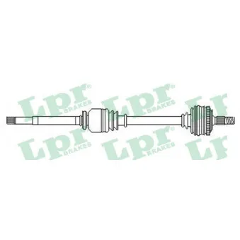 Arbre de transmission LPR DS52288