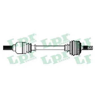 Arbre de transmission LPR DS52294