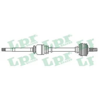 Arbre de transmission LPR DS52306