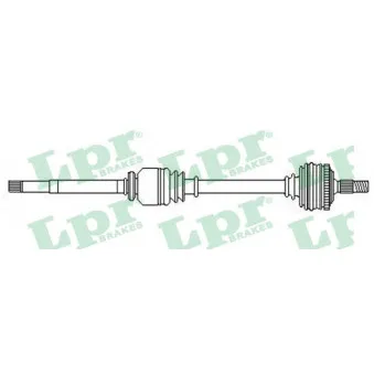 Arbre de transmission LPR DS52307