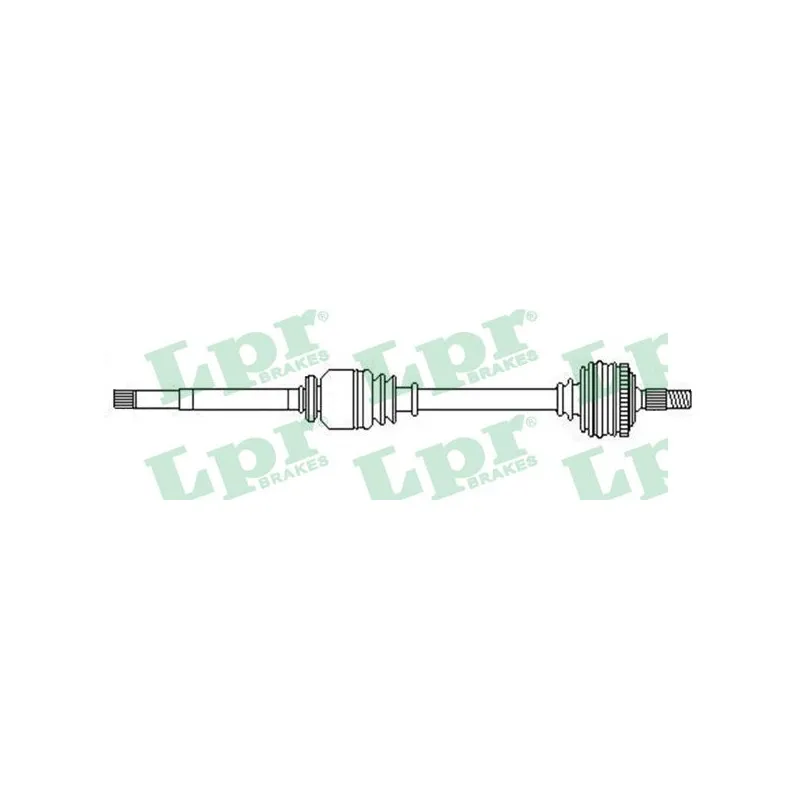 Arbre de transmission LPR DS52307