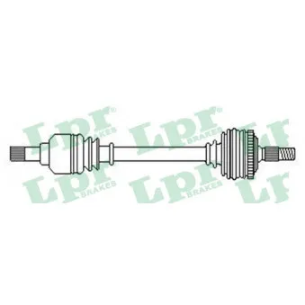 Arbre de transmission LPR DS52310